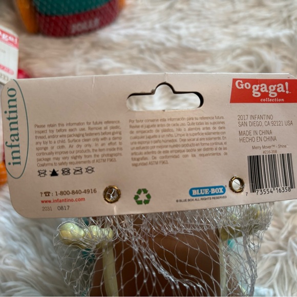 Infantino Go Gaga Merry Mover Rolling Baby Toy Car Set of 3 - Picture 6 of 6